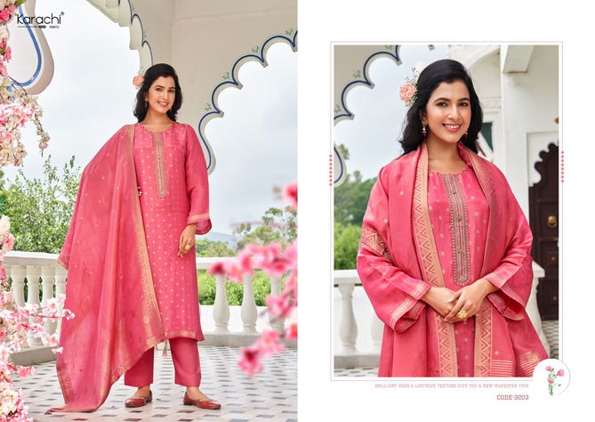 Bahaar By Kesar Silk Embroidery Dress Material Wholesale Shop In Surat
